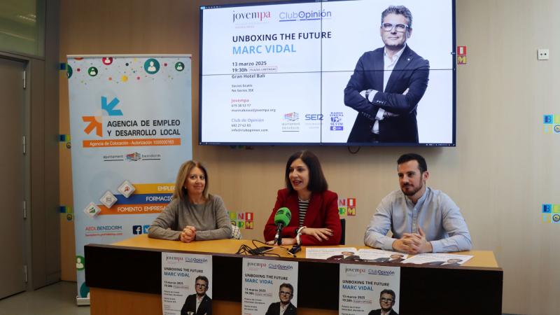 Jovempa y el Club de Opinión traen a Benidorm una conferencia del analista Marc Vidal 